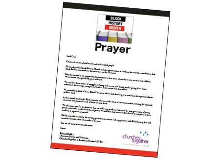 Black History Month prayer
