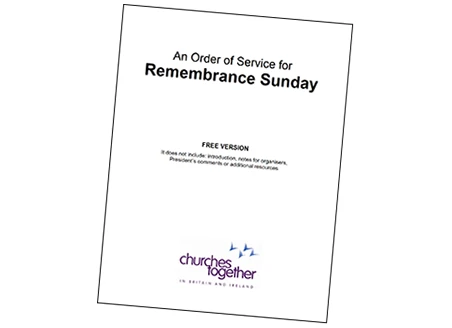 Remembrance Sunday Order of Service (free)