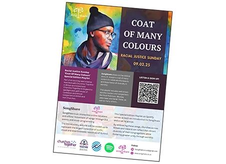 Racial Justice Sunday SongShare flyer