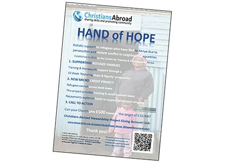 Hand of Hope flyer