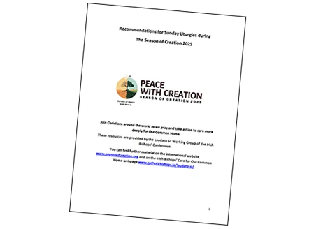 Season of Creation resources from the Irish Catholic Bishops’ Conference website