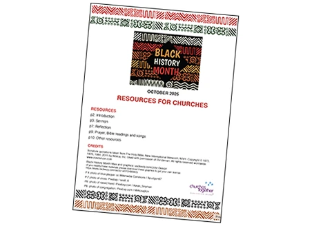 Black History Month (BHM) 2025 resources for churches