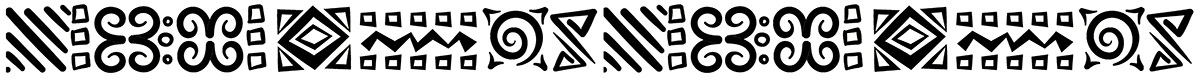 Black pattern for Black History Month 2025