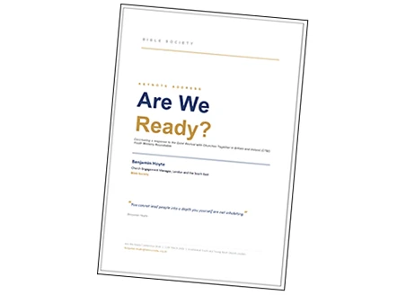 Are We Ready - paper from Benjamin Hoyte