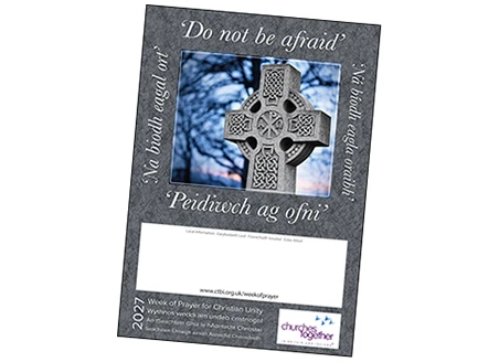 Multilingual poster for the Week of Prayer for Christian Unity 2027
