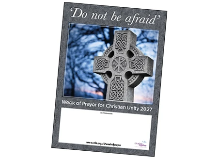 English poster for the Week of Prayer for Christian Unity 2027