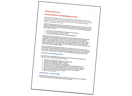Acting in Gods Love - accessible text only